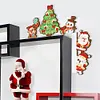 (US Local)Christmas Tree Snowman Reindeer Diamond Painting Door Corner Sign for Home Decor