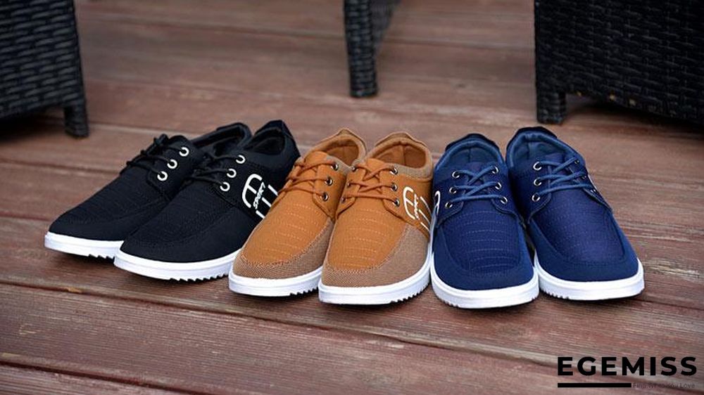 Casual Shoes Men Breathable Canvas Shoes For Men Fashion Espadrilles Men Flats Casual Trainers Men Footwear | EGEMISS