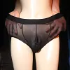 New Men's Sexy Ice Silk Ultra-thin Transparent Briefs