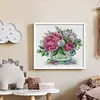 Peony-14CT Stamped Cross Stitch 31*29cm/12.2*11.42in