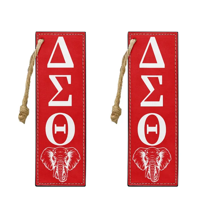 Leather bookmark (set of 2)
