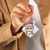 5Pcs DIY Christmas Cat Diamond Painting Keychain（Double-Sided)