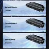 2Pcs Car Rear Seat Headrest Cooling Fan USB Powered Fan Car Interior Accessories