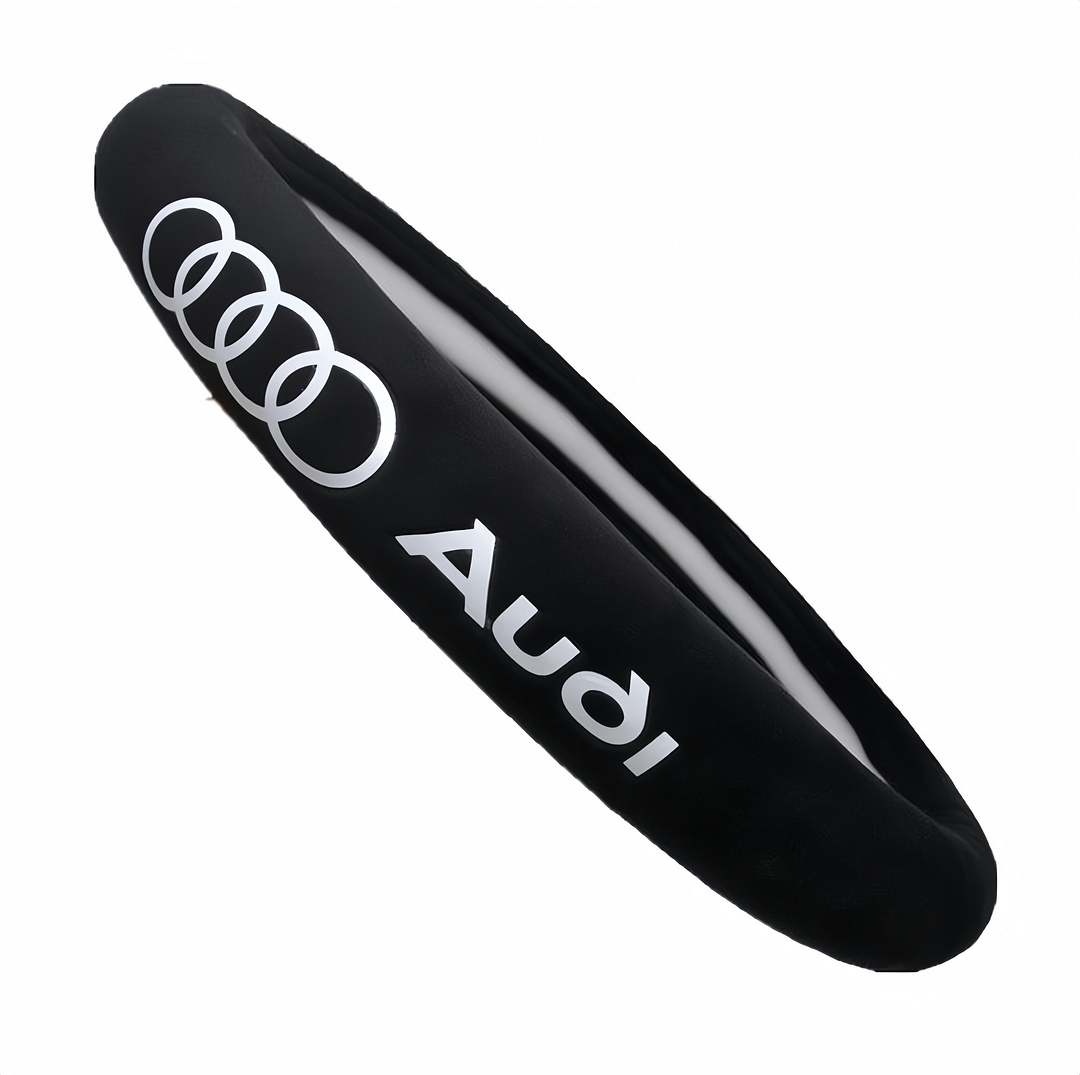 New car short plush non-slip steering wheel cover