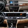 F&uuml;r BMW 7er F01 F02 2009-2015 Android Dual Touchscreen CarPlay mit Co-Pilot Bildschirm