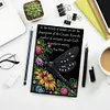 (US Local)DIY Diamond Art Diary Book Journal Notebook 60Pages A5(Dragonfly English Letter)