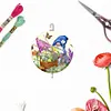 Cross Stitch Needle-Threading Home Hook Threader Accessories Refrigerator Magnet Random color