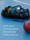 2Pcs Sports Ball Bag Large Capacity Football Mesh Bag for Sporting Accessories