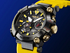 Zegarek męski Casio FROGMAN MRG-BF1000E-1A9 Ż&oacute;łty Dura Soft Viton Strap