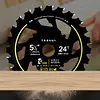 5.5 Inch Efficient Saw Blades 10000rpm Alloy Circular Wood Cutting Saw Blade