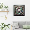 (US Local)Paint By Numbers Kit On Canvas DIY Oil Art Lotus Home Wall Decor 40x40cm