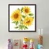 Sunflower - 9CT Partial Beaded Cross Stitch Kit(19x19cm)