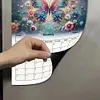Special Shaped Butterfly Flower 5D DIY Diamond Art Monthly Planner Kit