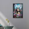 Feather Angel Girl - Round AB Drills Diamond Painting(65*45cm)