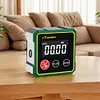 Magnetic Angle Finder Protractor Inclinometer Gauge LCD Backlight Measure Tool