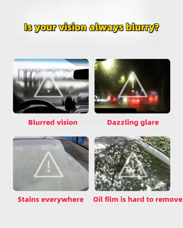 Car Glass Strong Decontamination Heavy Oil Film Cleaning Paste