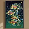 >SALE<5D DIY Full Round Drill Diamond Painting Kit Sea World Home Decoration (ZQ132)