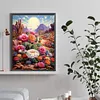 Desert Cactus Flower-Full Round Diamond Painting