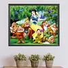Snow White And The Seven Dwarfs-Full Round Diamond Painting 55*45CM