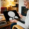 DIY Pearl Painting Sunflower for Home Wall Decor with Frame(20x30cm)