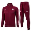 Joyfball 2025/2026 Bayern Munich Long Zipped Jacket Maroon Retro version Football Jersey 1:1 Thai Quality 