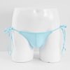 Men's Sexy Bikini Low Waist Elastic Ice Silk Briefs