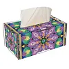 DIY Diamond Tissue Box Wooden 5D Diamond Painting Tissue Holder for Home Decor