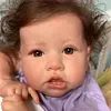 20'' Sylvie With Brown Hair And Eyes Reborn Baby Doll Girl, Handmade Huggable Baby Doll - RBBI-Myrebornbabydoll&reg; Myrebornbabydoll&reg;
