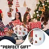 (US Local)6PCS  Xmas DIY Crystal Refrigerator Magnet for Home Decor (Christmas Dog)