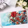 6Pcs Diamond Painting Greeting Card Heart Diamond Handmade Card for Friends