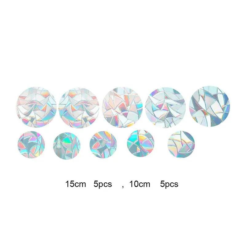 1pcs Lotus Window Decor Film Electrostatic Glass Sticker Rainbow Prism Decals Living Room Bathroom Balcony Decoration