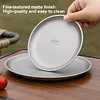 3Pcs Titanium Purification Plate Travel Tableware Stackable Camping Fruit Tray