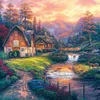 Village View - Full Round Diamond Painting