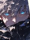 Snowstorm Satoru Gojo Decorative Painting - Jujutsu Kaisen - Xingkong Studio