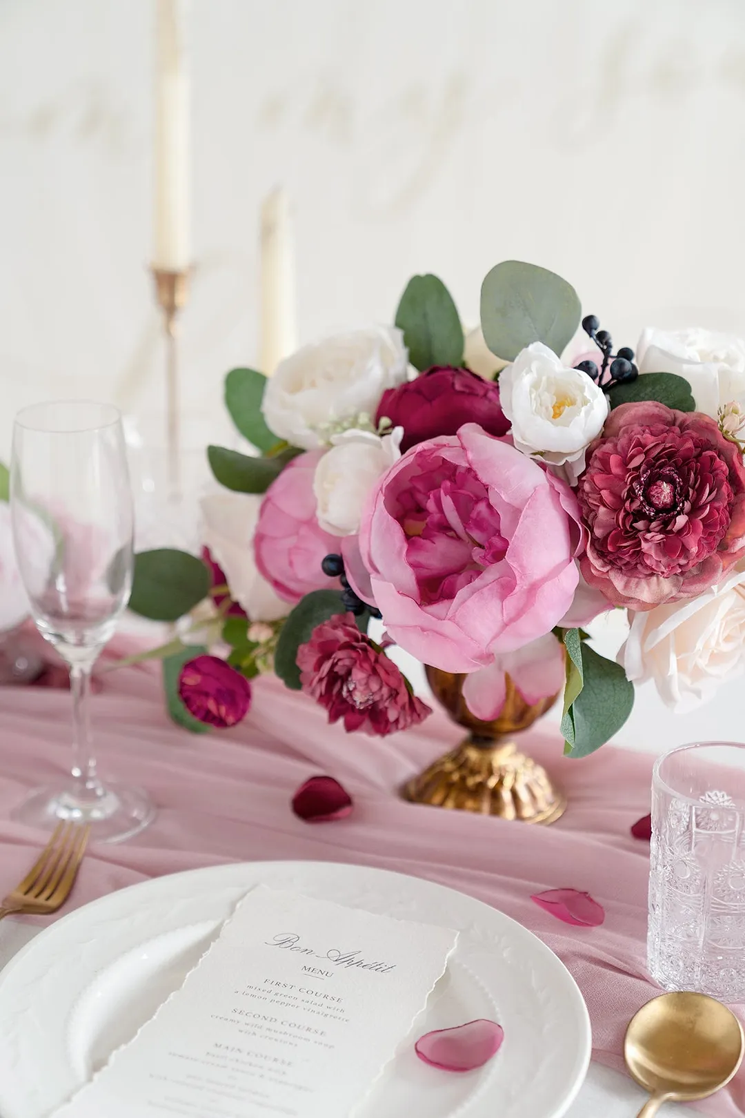 Natural Touch Peony Designer Flower Boxes