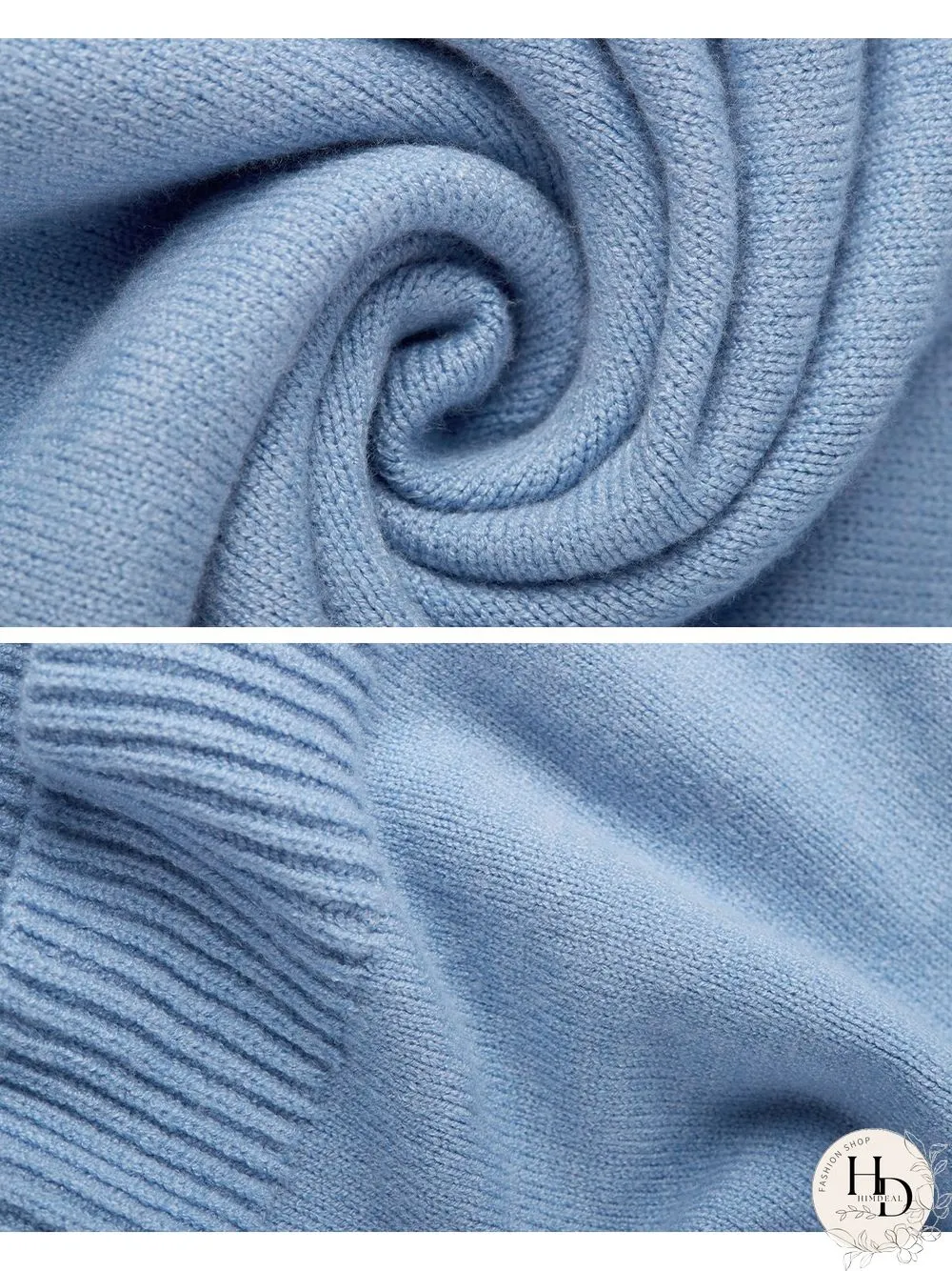 Women Casual Plus Size Tops Tunic Cowl Neck Sweater