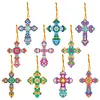 10pcs DIY Crystal Diamond Pendant Kits