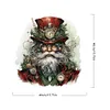 (US Local)Paint By Numbers Kit On Canvas DIY Oil Art Santa Claus Picture Home Decor40x40cm
