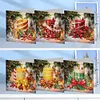 6Pcs Christmas Reindeer Candle DIY Diamond Painting Card for Friends Family Gift