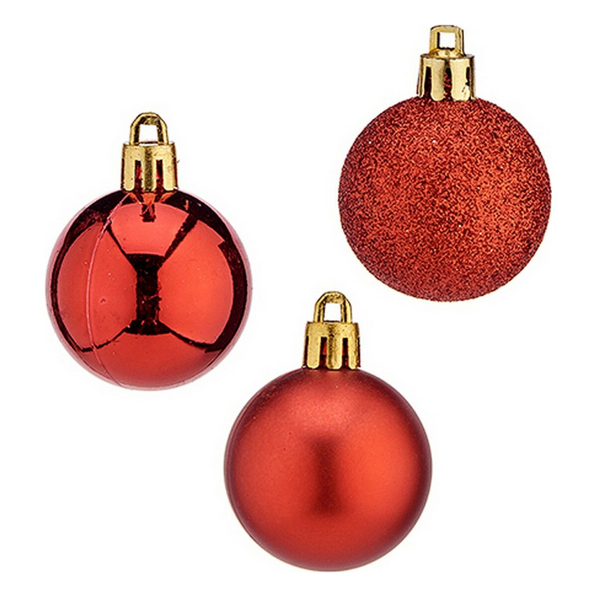 Christmas Bauble Krist+ Red Plastic &Oslash; 4 cm 20 Units