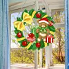 Diamond Painting Christmas Bear Wall Decor Wreath Pendant