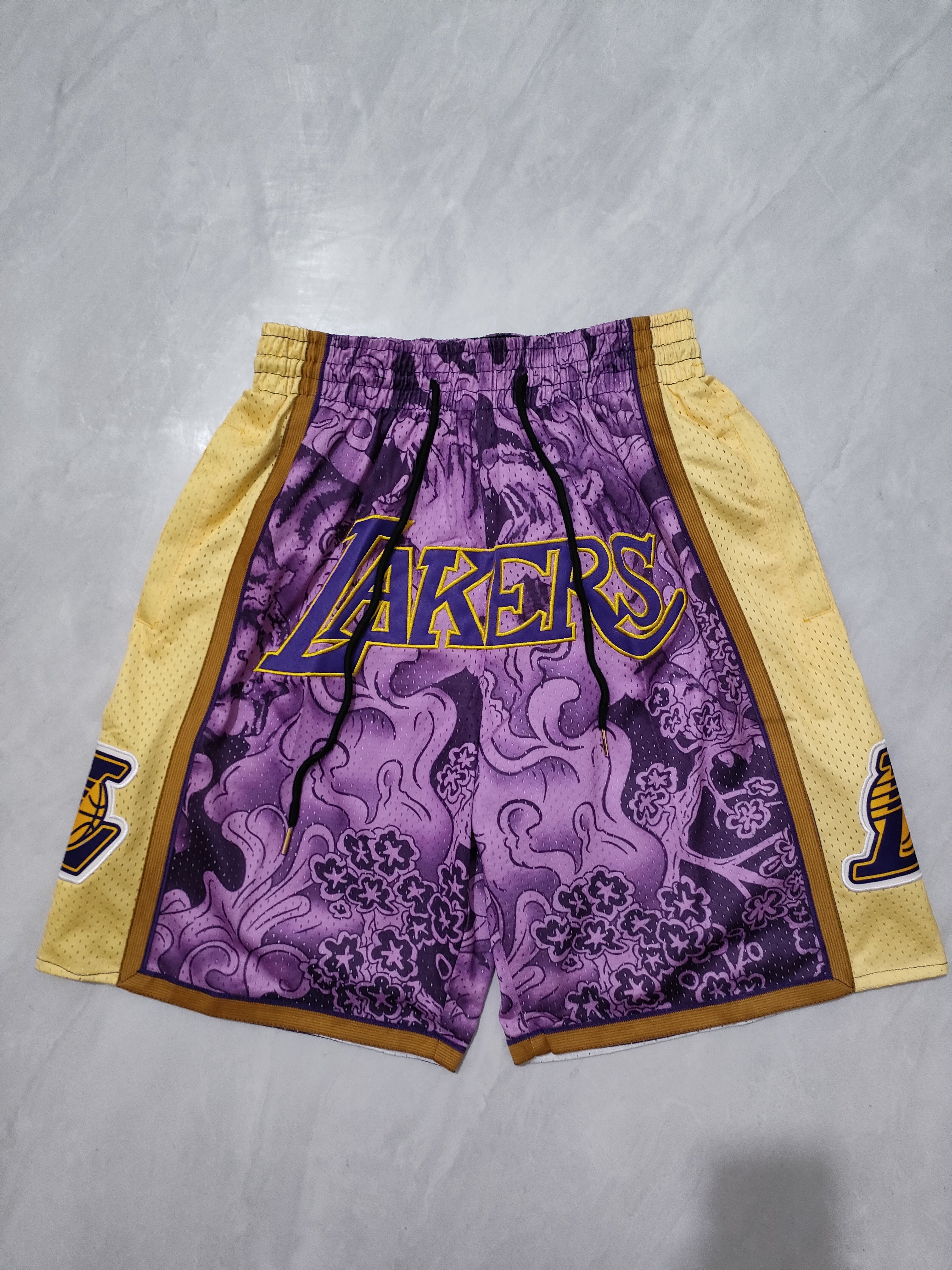 Los Angeles Lakers Purple Pocket Pants Shorts