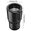 2 In 1 Car Heating Cooling Cup 12V 36W Smart Car Cup Mug Holder for Road Tripper