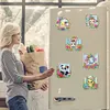 (US Local)6Pcs Acrylic  Animals Diamond Painting Fridge Magnet for Whiteboard