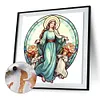 【Limited Stock Sale】Jesus Virgin Glass Painting-Paint by Numbers Acrylic Painting 40*40CM