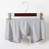 Men's Ice Silk Boxers Breathable Panties Male Large Ultra Thin Boxer Shorts Sexy Underwear