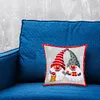 >SALE<Christmas Gnome Case Embroidery Stamped 11CT DIY Cross Stitch Kits 40x40cm