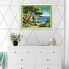 Seaside - 14CT Stamped Cross Stitch Kit(36x29cm)
