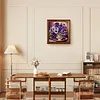 (US Local)Paint By Numbers Kit On Canvas DIY Oil Art Phalaenopsis Picture Decor40x40cm
