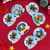 (US Local)10pcs/set Diamond Painting Special Shape Drawing Greeting Card Kit (Xmas Crystal Ball)